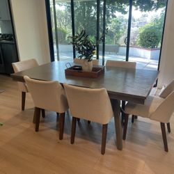 Wood Kitchen Table 72” X 40”