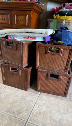 Very nice storage cubbies