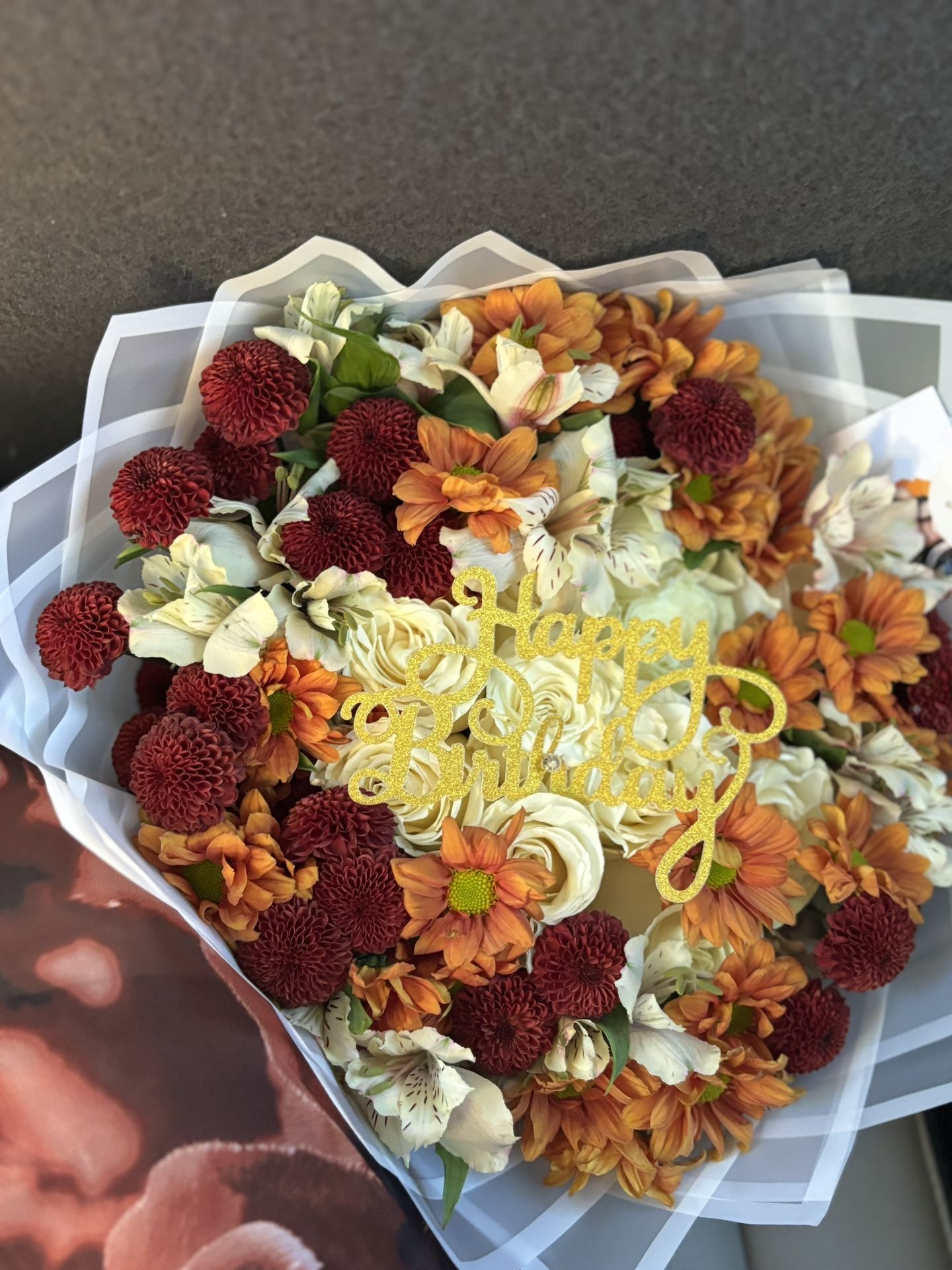 Fall Birthday Theme Bouquet 