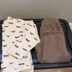 Baby / Toddler Girl’s Cute Quilted Sweatshirt Set. Size 18 Month