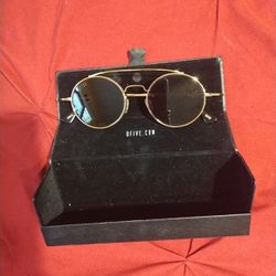 9Five Sunglasses 24K Gold Lens Rims
