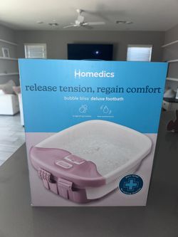 homedics bubble bliss deluxe foot spa BRAND NEW!