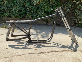 1980 Harley ironhead sportster frame triple oil tank brake calipers