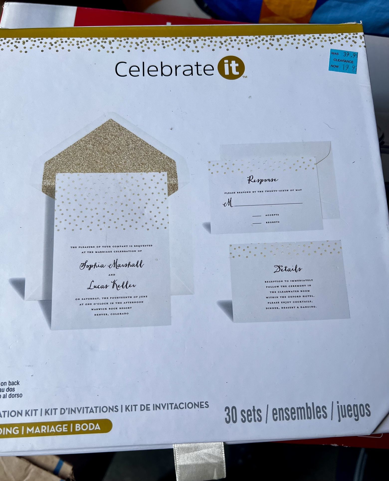 Invitation 30 Set Kit