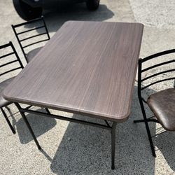 Folding Table And Chairs 