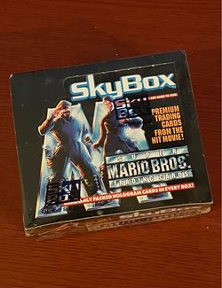 1993 Skybox Super Mario Brothers Factory Sealed Box