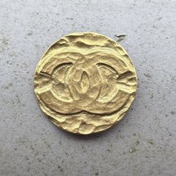 Vintage 90s Chanel CC Brooch
