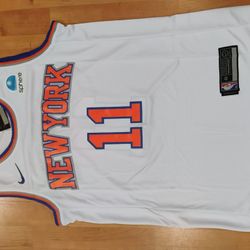 Jalen Brunson New York Knicks White Jersey 