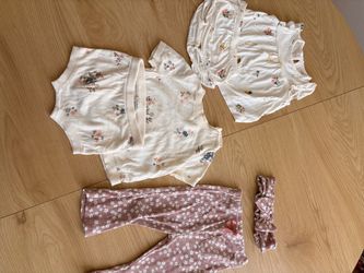 Baby Girl Floral Summer Sets 6-9M