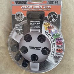 Black Chrome Dorman Wheel Nuts Item# 712-645A