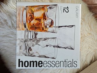 Home essentials 12 piece glass set