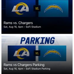 Chargers Vs Rams 8/16