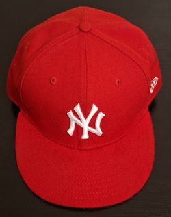 NEW ERA 59FIFTY NEW YORK YANKEES FITTED CAP - RED - SIZE 8