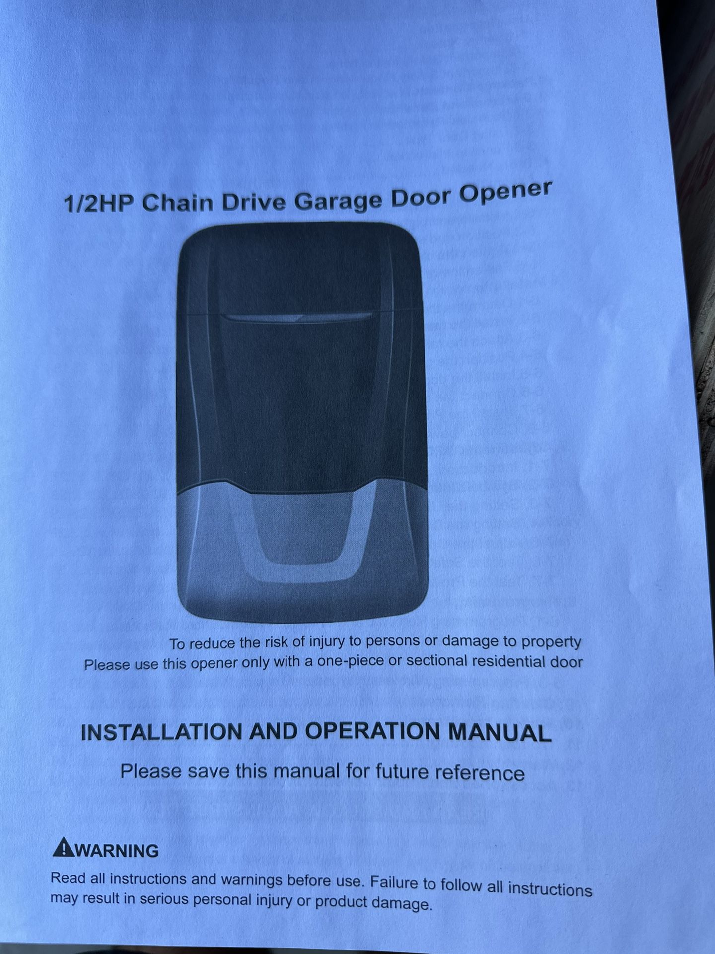 Garage Door Opener