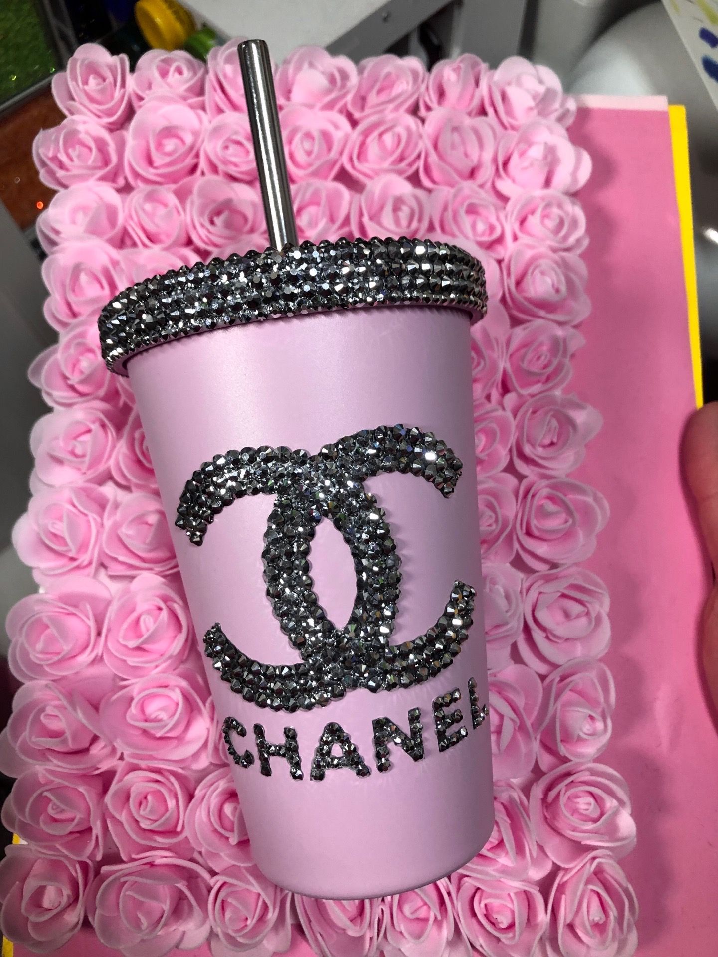 New Pink Bling Cup