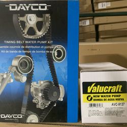 Water Pump With Timing Belt