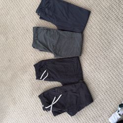 4 Pairs Vuori Men’s pant 34, Large Neutral Colors (3 Pant, 1 Lounge Pant)