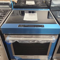 30-Inch 4 Burner Element Induction Slide-In Convection Range with Air Fry