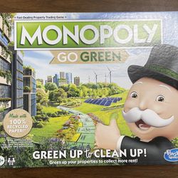 Monopoly: Go Green Edition Board Game NIB