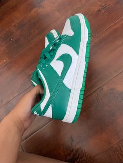 Green Nike dunks