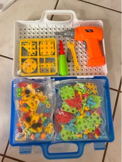 Electric drill & tool toy building kit