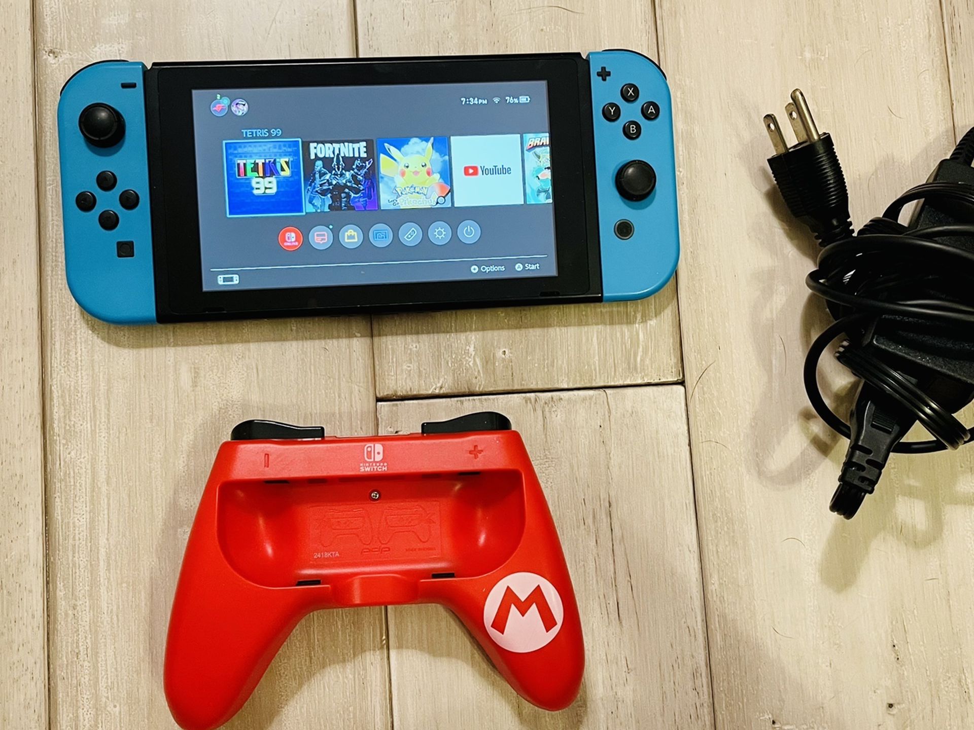 Nintendo Switch With Extra Controller