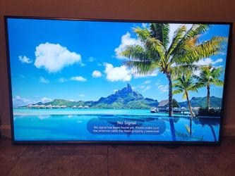 A 75 inch LCD(LED) 4K UHD screen TV from LG Read Description