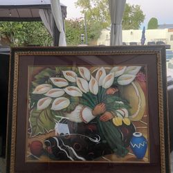 L Carter Holman Print in Custom Frame