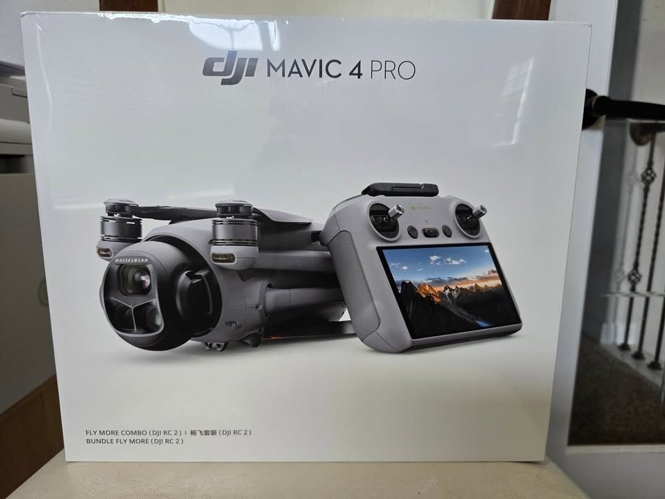 Brand New Sealed DJI Mavic 4 Pro Fly More Combo (DJI RC 2) Camera Drone (3 Batteries)