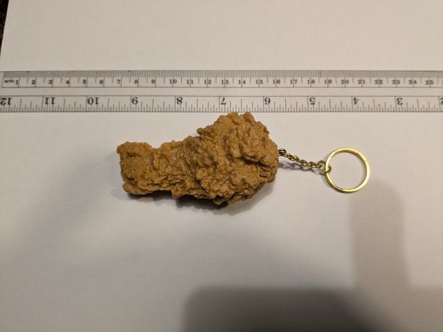 Chicken Drumstick Keychain