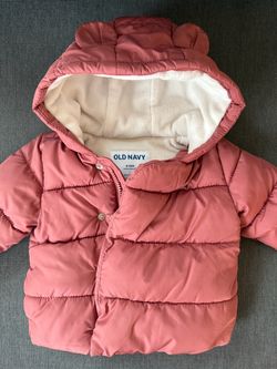 Old Navy Water-Resistant Puffer Jacket - Baby Girl - Size 6-12months