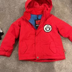 Toddler Jacket Size 3t Burton Dryride With Removable Hood