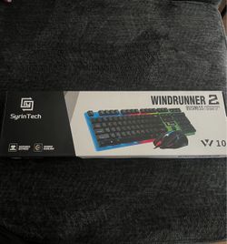 Gaming or business keyboard with mouse bundle