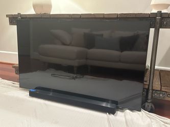 55” Samsung 4K Smart TV + Soundbar + Subwoofer