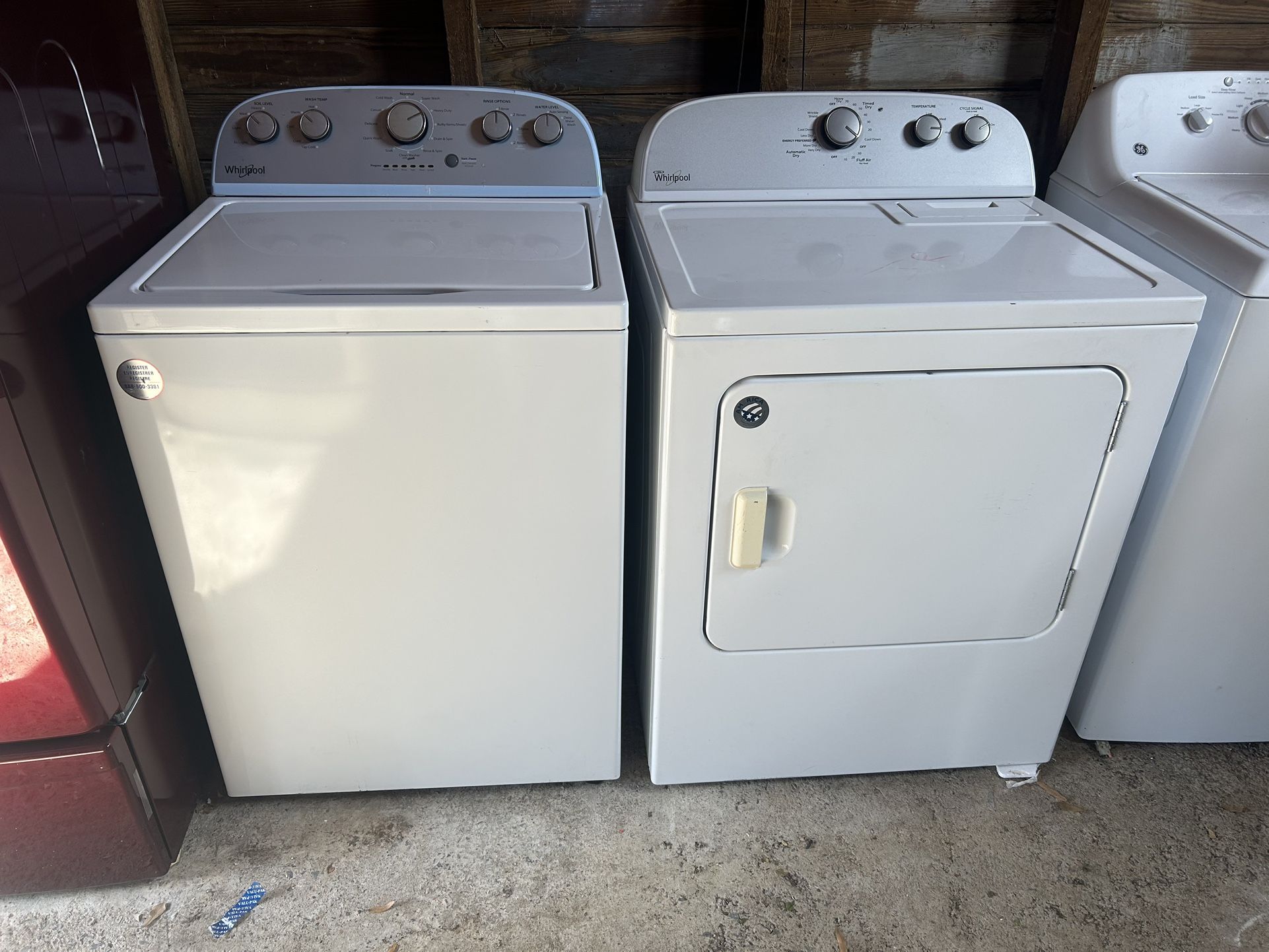 Set Washer And Dryer Whirlpool 