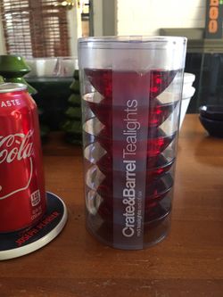 Crate & Barrel tealight Holders
