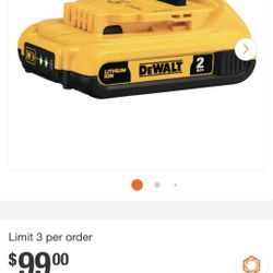 Dewalt Battery Ah 2 