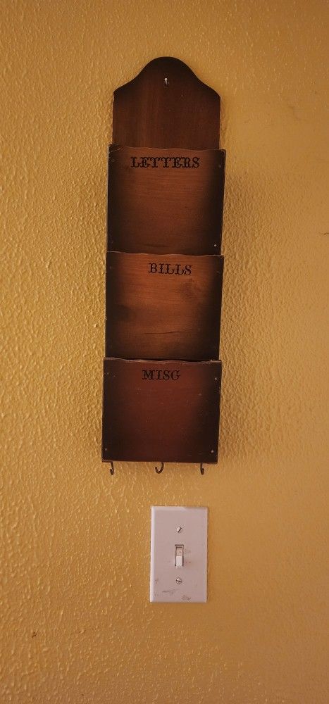 3 Tier Wall Mount Letter Holder