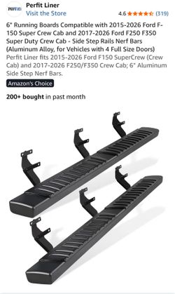 Running Boards Ford F-150 ‘15-‘26