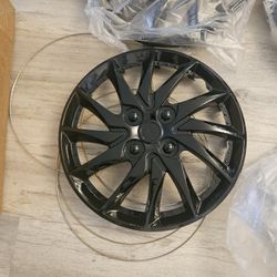 Hub Caps Black New