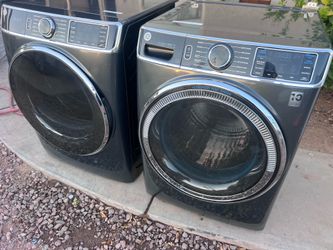 GE FRONT LOAD WASHER  GAS DRYER SET ***45 DAY WARRANTY ***