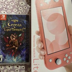 Nintendo Switch Lite New With Beyonetta Cereza And The Lost Demon 