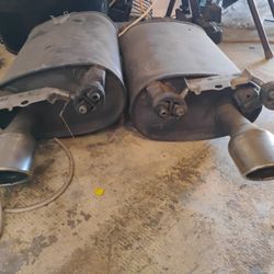Stock Mufflers Came Off Of Toyota Lexus