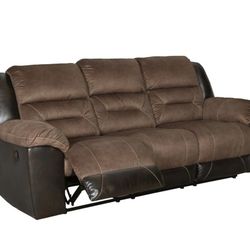Earhart Chestnut Reclining Sofa

