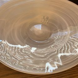 Large Art Glass Centerpiece Bowl