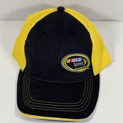 Nascar Racing Sprint Cup Series Baseball Cap Yellow and Black