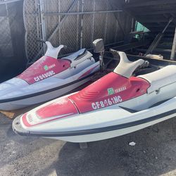 Two jet skis