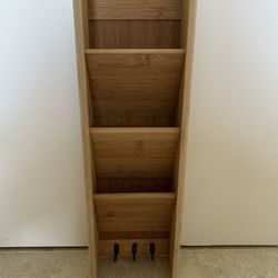 Wood Hanging Shelf Organizer