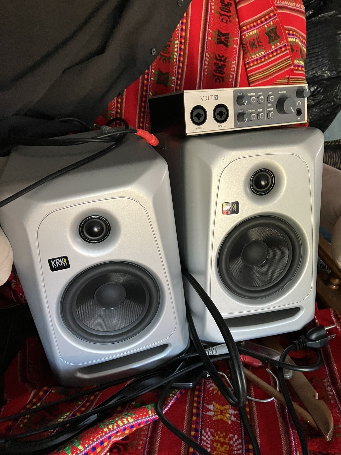 KRK system monitor speakers