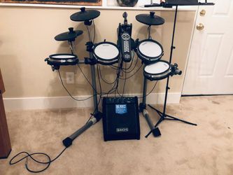 New Electronic Drums Set and Speaket
